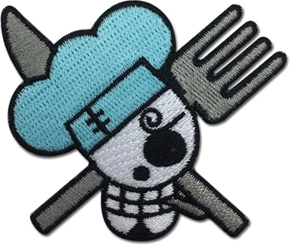 One Piece: Sanji Skull Logo Patch
