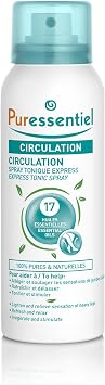 Puressentiel Circulation Spray - Essential Oils Spray - Soothes Heavy and Uneasy Legs - Ideal for Active Lifestyle and Exercise - Vegan - 3.4 oz