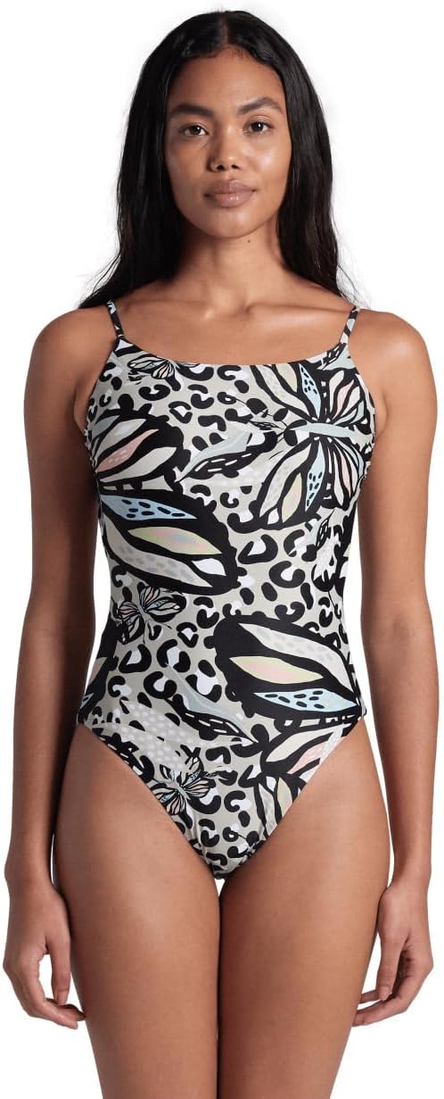 ARENA Women's Women's Water Print Swimsuit One Piece (Pack of 1)