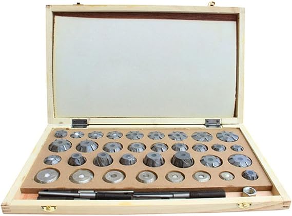 40Pcs Valve Seat Reamer Valve Seat Cutter Vehicle Comprehensive Auto Repair Tool Set Valve Repair Tools,DIY Tools