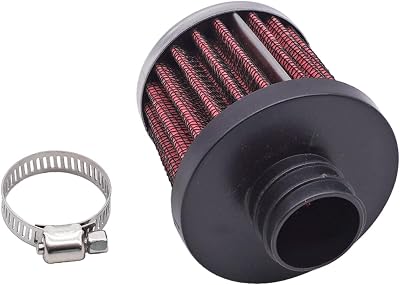 Parking Heater Universal Air Filter,25mm Connector with Clamp for Webasto Eberspacher Parking Heater