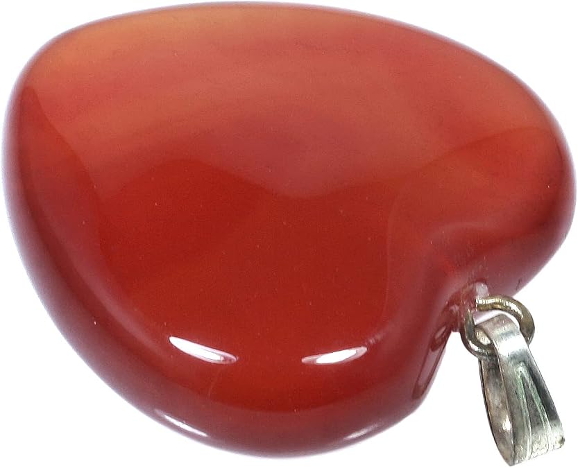 CrystalAge Carnelian Heart Pendant