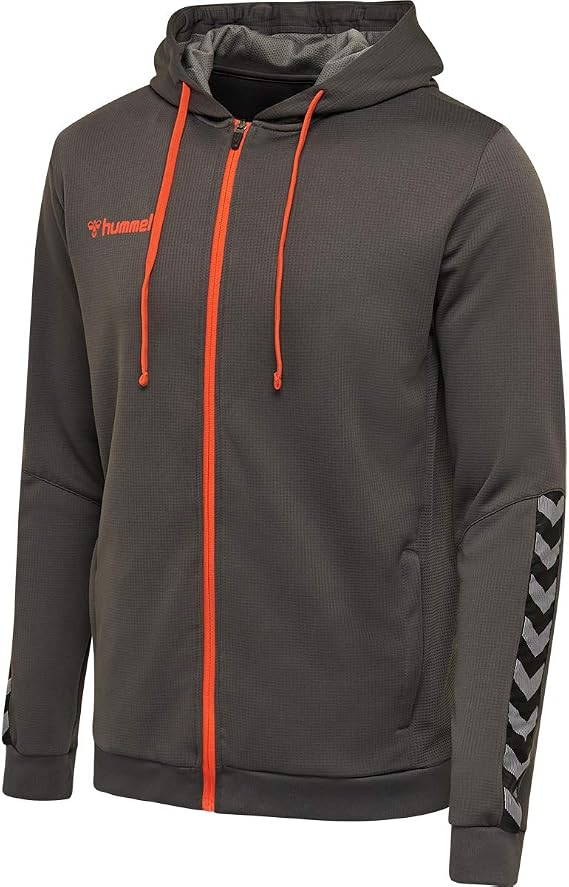 Hummel mens Hmlauthentic Poly Zip Hoodie