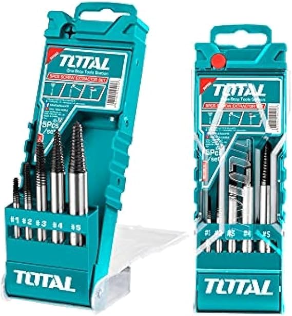 Total 5 Screw Extractor Set