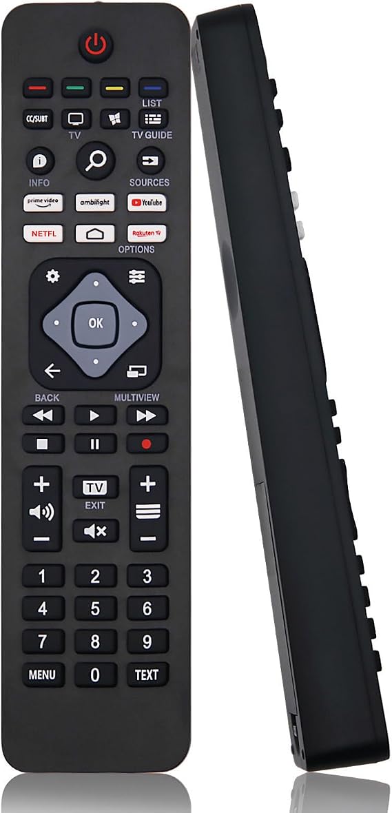 Compatible with Philips TV Replacement Universal Remote Control for Philips Android LED LCD 4K Smart TVs