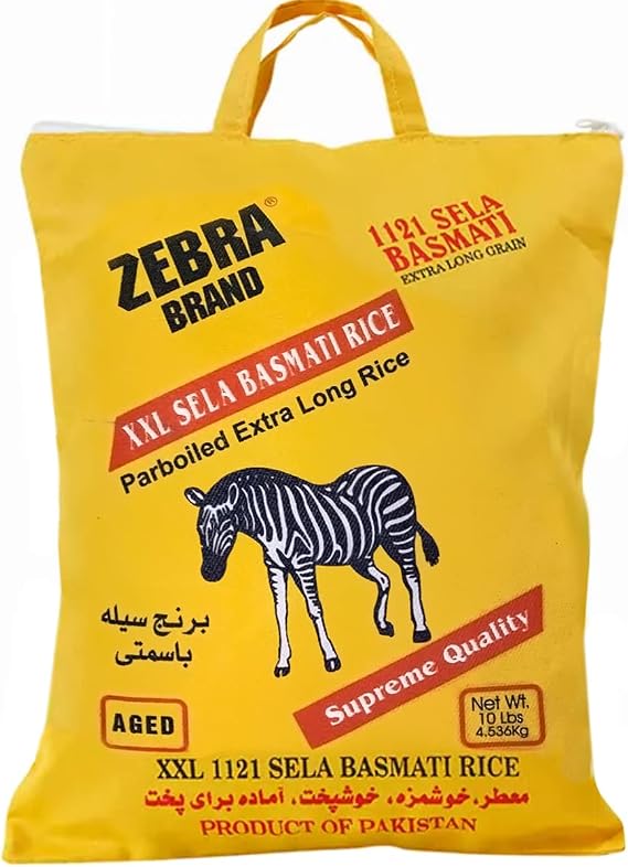 1121 Sela XXL Parboiled Rice, (10 Lb) Extra Long Grain