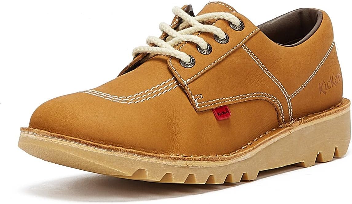 Kickers Kick Lo Mens Dark Brown Shoes