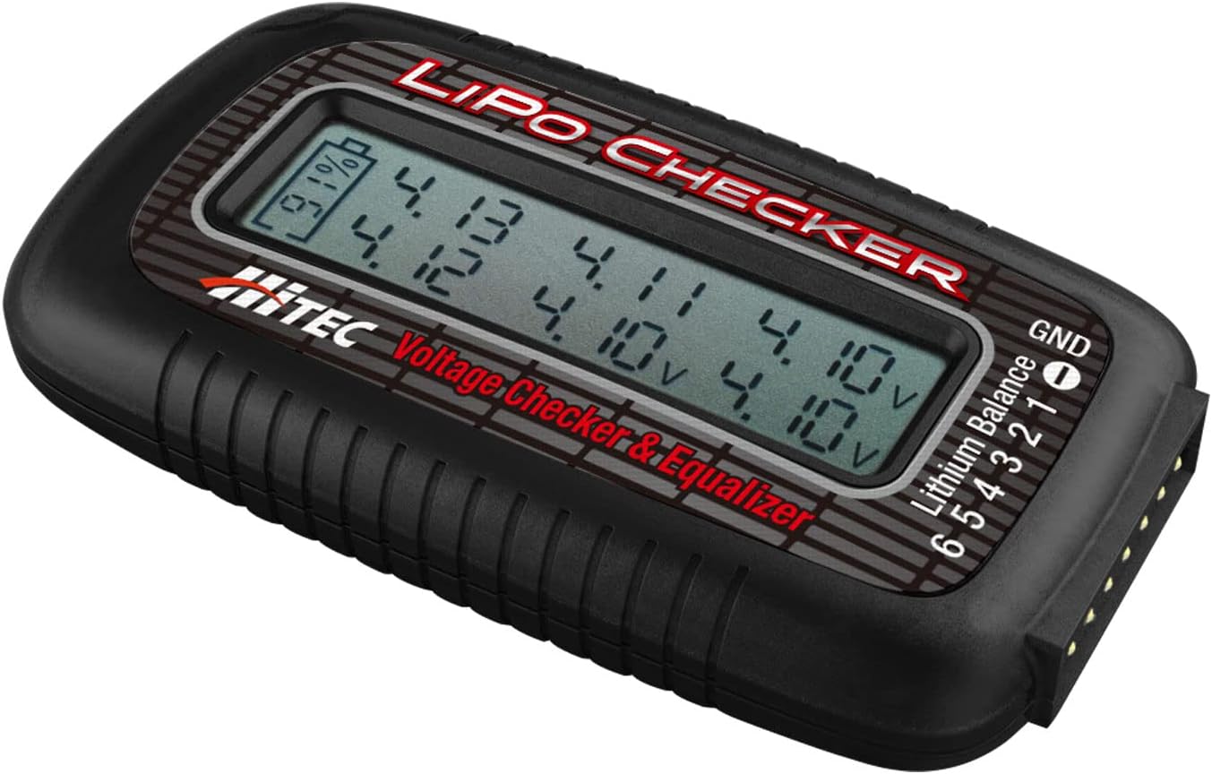 Hi-Tech LiPo Checker 44173-BLK Electric Gun, Check Voltage, Check LiPo Battery, Survival Games, Survival Games, Military