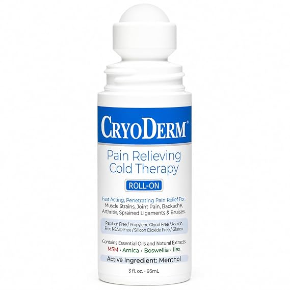 Cryoderm Cold Roll-on 3oz, 2.4 Lb