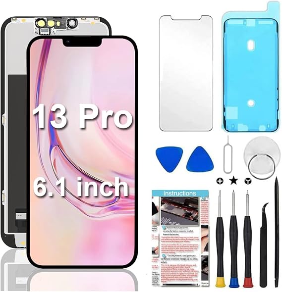 Fixerman for iPhone 13 Pro Screen Replacement 6.1 inch Display