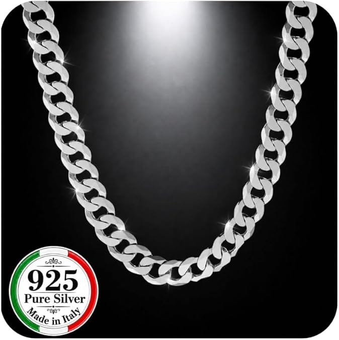 QUADRI - 925 Silver Chain Men's Necklaces - Necklace for Men