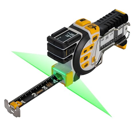 REEKON T1 Tomahawk 25 ft Digital Tape Measure for the Job Site
