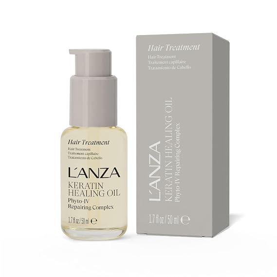 L'ANZA Keratin Healing Oil Hair Oil Damaged Dry Hair Treatment, 1.7 Fl Oz