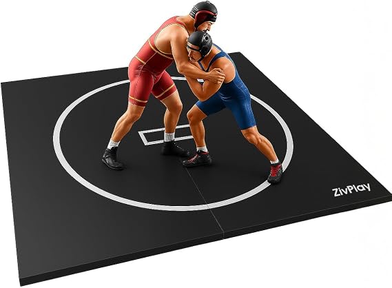 Wrestling Mat for Home 10x10 Feet MMA Mat for BJJ Jiu Jitsu Judo Grappling