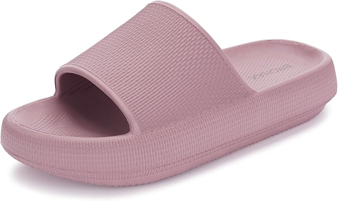 BRONAX Cushioned Thick Sole Pillow Slippers for Women and Men Y10