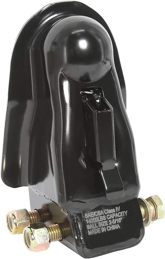 NovelBee 2-5/16" Ball Adjustable Trailer Coupler,Capacity 14,000 lbs | 2-5/16" Trailer Coupler,Trailer Hitch Coupler,Heavy Duty