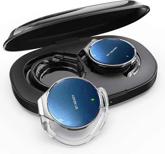Wireless Earhook Headphones Bluetooth 5.3 Open Buds Wireless Earbuds | Over Ear Hooks Bluetooth Headphones with Microphone Clip on Earphones On Ear Headphones with Earhooks