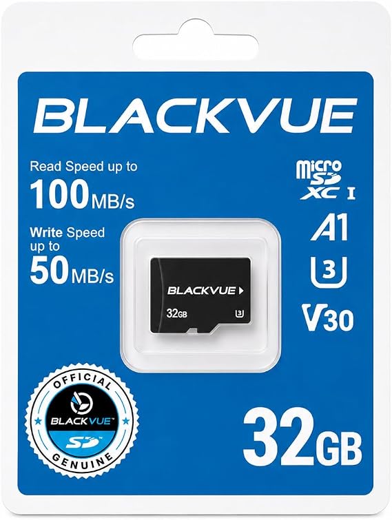 Blackvue Official 32GB Replacement microSD Card (Designed specifically for Dash cams)