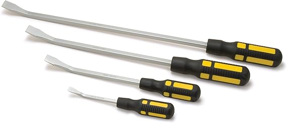 Titan 17102 4-Piece Angled Tip Pry Bar Set