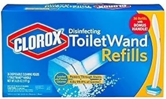 Clorox Toiletwand Refills + Wand model 30814, 36 Count(Pack of 1)