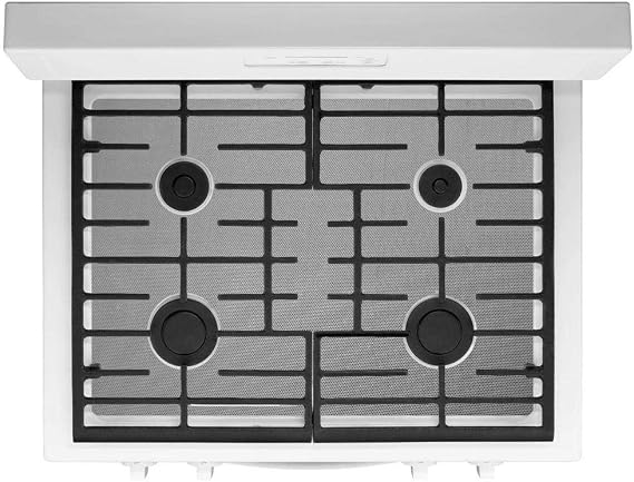 Stove Top Protector for Samsung Gas Range Stove Top, Custom Fit Ultra Thin Reusable Burner Splatter Spill Guard Protective Cover Liner in Silver - NX58M9420SS