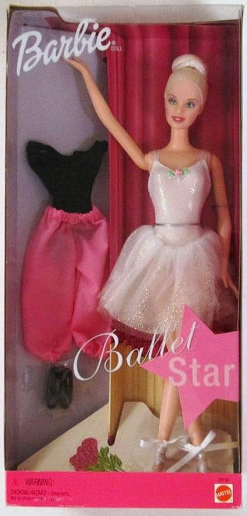 Ballet Star Barbie Doll Blonde 2000 Mattel #29195