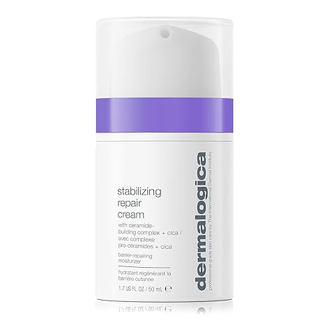 Dermalogica Stabilizing Repair Cream, Sensitive Skin Moisturizer | Balmy Cream That Soothes Redness on Contact and Strengthens the Barrier, with Ceramides and Squalane