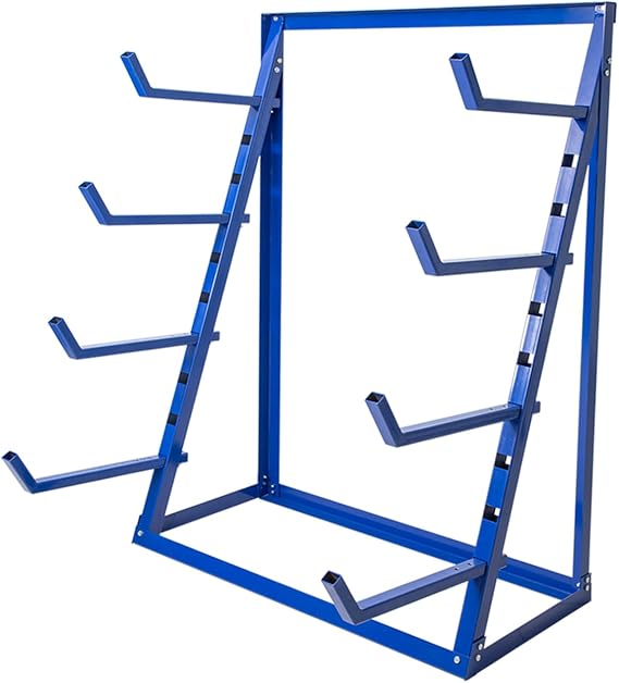 4 Tier Steel Horizontal Storage Rack,2000 lbs Lumber Shelf Organizer
