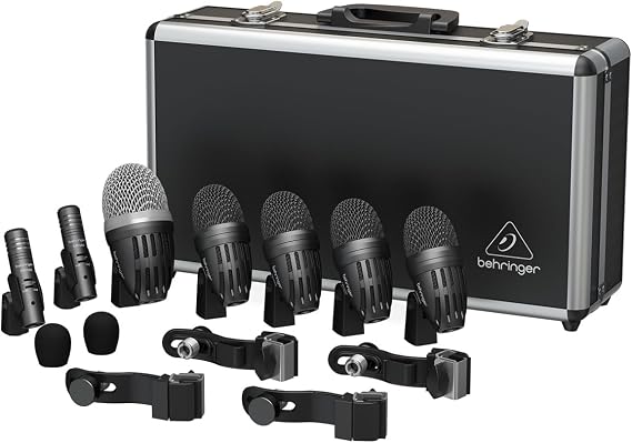 Behringer BC1500 Premium 7-Piece Drum Microphone Set for Studio and Live Applications