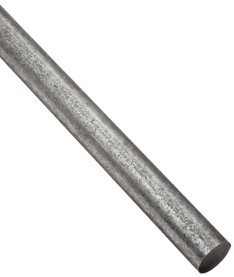 A36 Carbon Steel Round Bar, Unpolished (Mill) Finish, Hot Rolled, ASTM A36, 1.375" Diameter, 36" Length, OnlineMetals