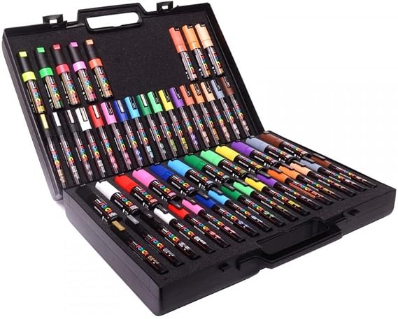 Uni Posca 60 Piece Case