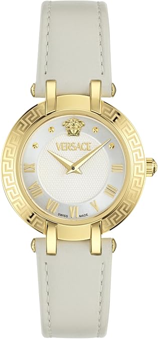 Versace Antlia Leather Watch
