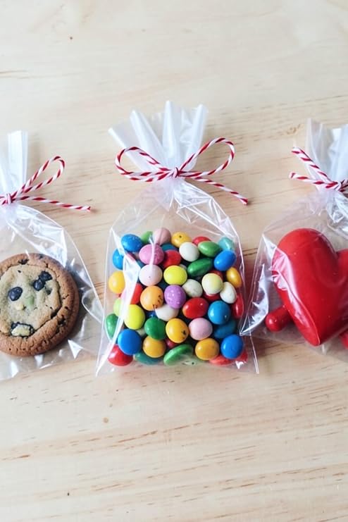 100lü Şeffaf Poşet (10x15 Cm) Kurabiye Poşeti, Tek Kullanımlık Gıda Saklama Poşeti