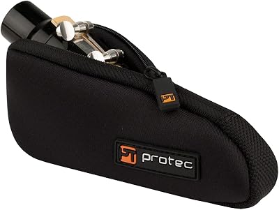 Protec Neoprene TubaTenor Saxophone Mouthpiece Pouch, Black
