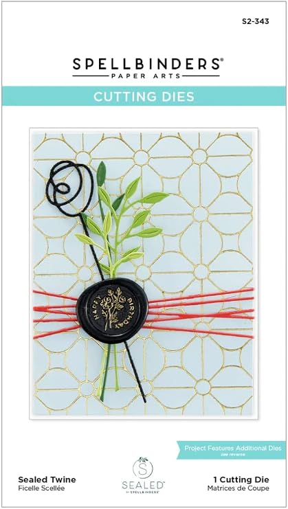 Spellbinders S2-343 Sealed Twine Etched Dies from The Sealed by Spellbinders Collection