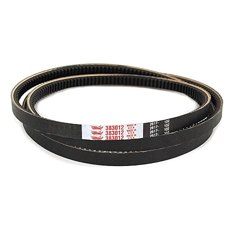 Grasshopper Mower MaxLife Belt, Designed to Specific Material, Dimensions, Shape, Construction and Pliability Standards That Ensure Superior Performance and Long Life, OEM 383012