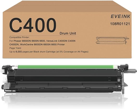 Versalink C400 C405 Drum Unit Replacement for Xerox 108R01121 Black Imaging Unit use for VersaLink C400 C405 Phaser 6600DN 6600N WorkCentre 6605 6655 Series Printer