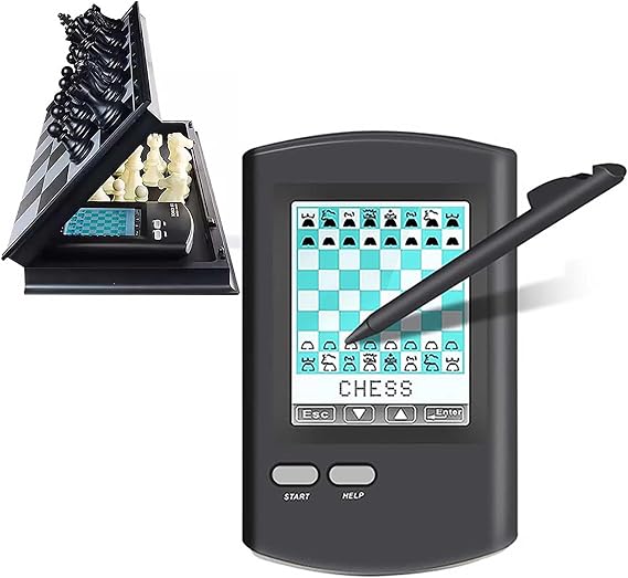 Touch Electronic Chess Set Intelligent, Chess Computer Luxury Hd Single Player Computer Match, Electronic Chess With Physical Board Portable For Children Adult