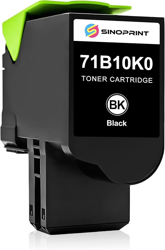 71B10K0 Black Toner Cartridge for Lexmark 71B0010 | For Lexmark CS317 CS417 CS317dn CX317dn CS417dn CX417de CX317 (1 Pack Black)