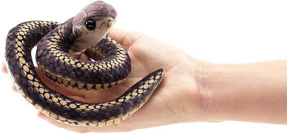 Folkmanis Mini Snake Finger Puppet Brown, 1 EA