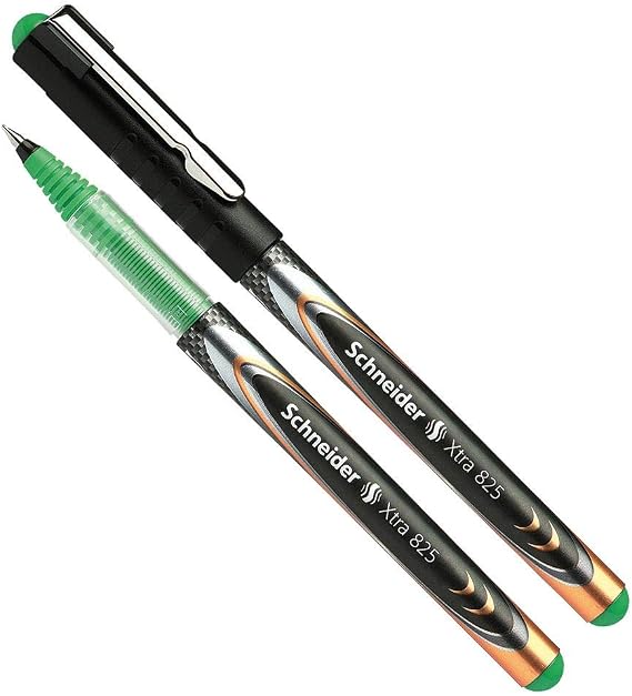 Schneider Xtra 825 Conical Tip Roller Pen 0.5 Mm Green