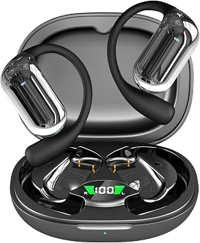 AI Languages Translator Earbuds,Translation Earbuds Real Time,3-in-1 Audifonos Traductores Ingles Espanol Translating Headphones for Travel Business Meeting Learning,Black