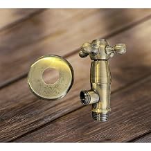 İSAOĞLU YAPI Taharet Musluğu Antik Mat Gold Taharat Musluğu Vintage Model Ara Musluk Antik Taharet