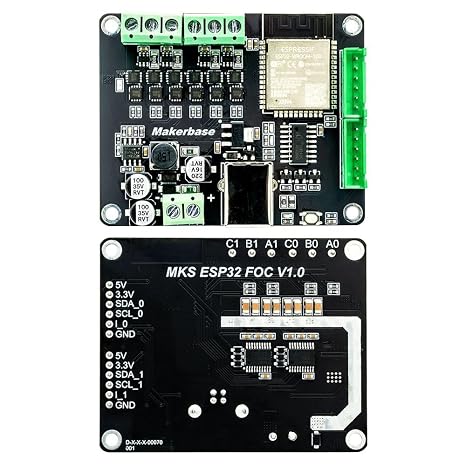 FOC ドライバー コントローラー SimpleFOC Shield bldc ブラシレス モーター エンジン ボード MKS ESP32 FOC サーボ ドライブ ロボット 犬 DIY パーツ