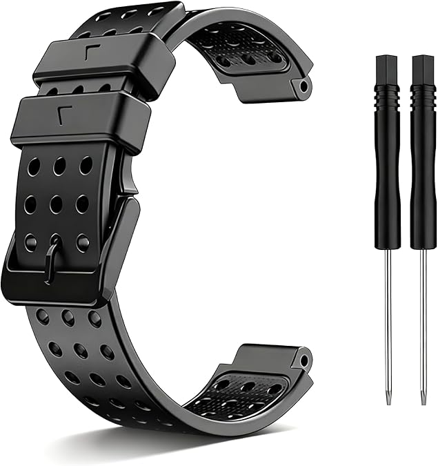 Silicone Watch Band with Tool for Garmin Approach S20 Watch Wristwatch Strap Bracelet Belt