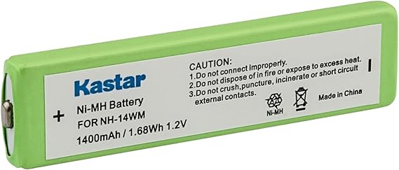 Kastar 1-Pack 7/5F6 1.2V Ni-MH Battery Replacement for Sony D-NE900 D-NE920 D-NE9 MZ-E25 MZ-E30 MZ-E33 MZ-E35 MZ-R909 MZ-N910 MZ-N1 WM-EX20 D-NE830 D-NE830LS Portable CD/MD/MP3 Player Gumstick Battery