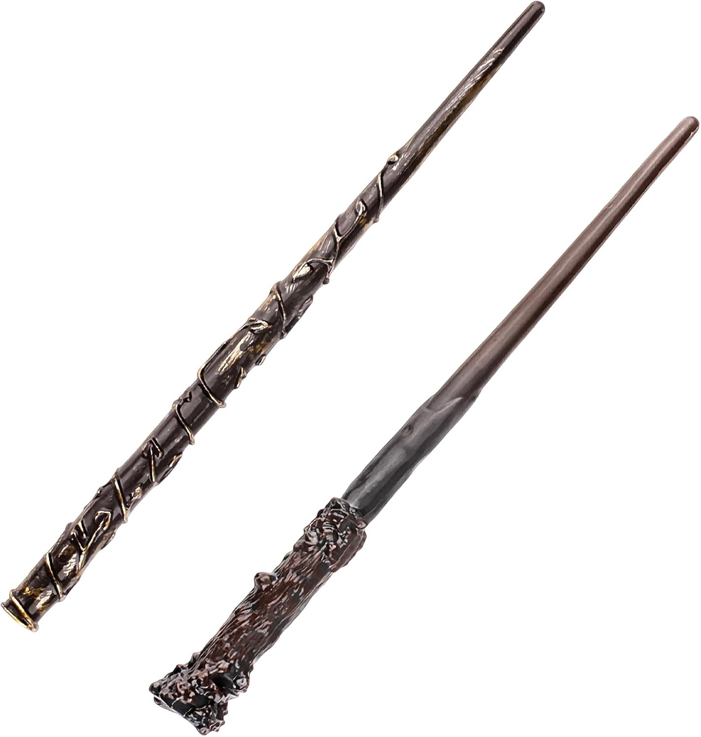 Magic Wand, Wizard Wand, 2 PCS Halloween Dress Up Accessory Magic Props, Plastic Magic Wand, Kids Cosplay Wizard Costume Accessory for Carnival, Birthdays