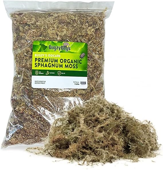 Sphagnum Moss Premium Natural Dried Moss Plant 4 Quart