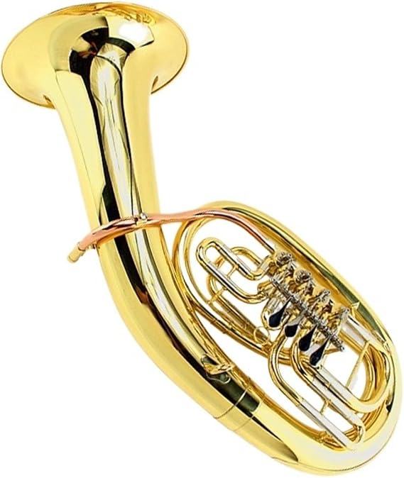 euphonium instrument 4 Flat Keys B Flat Bass Horn Four Flat Keys Large Horn Phosphor Bronze Brass White