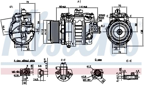 Nissens Air Conditioning Compressor - 890060